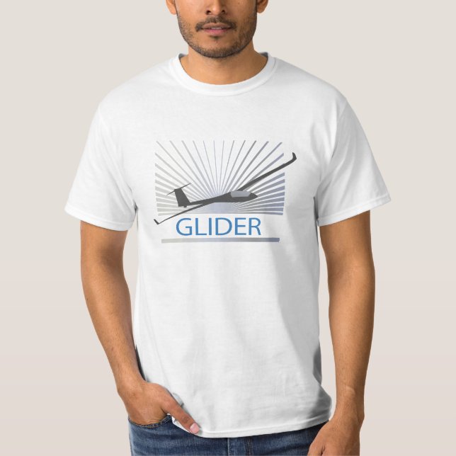 T-shirt Avions de planeur de planeur (Devant)