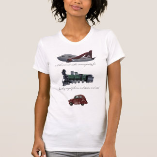 T-shirt avions et trains et voitures