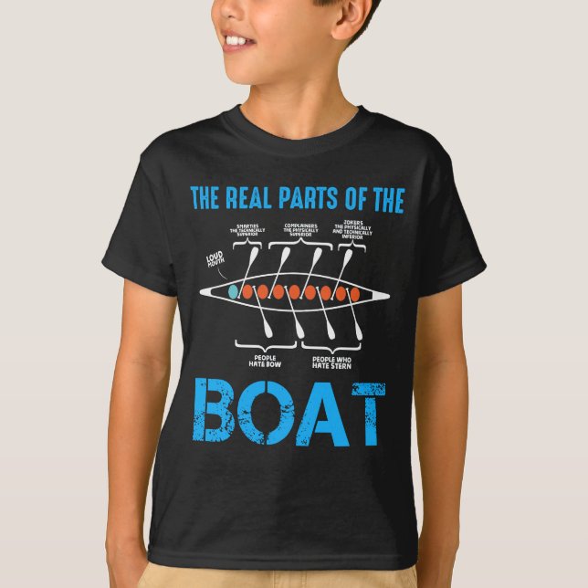 T-shirt Aviron Cadeau pour canot à rameur kayak Sport naut (Devant)