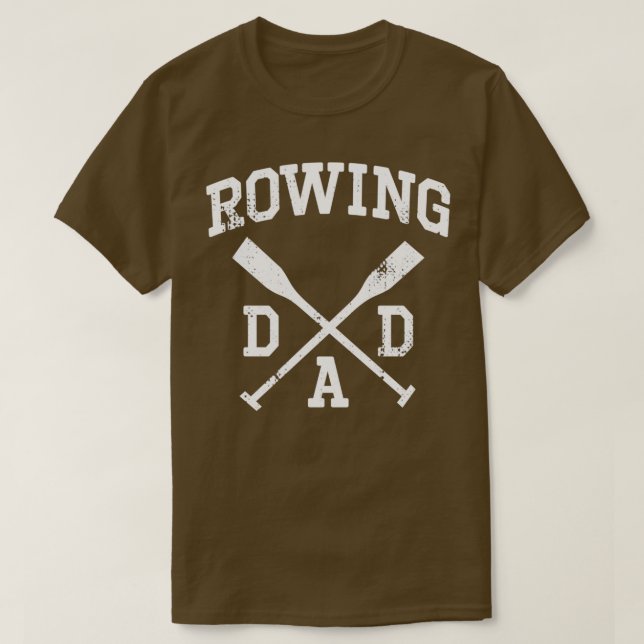 T-shirt Aviron Papa Canoë Sport Paddle (Design devant)
