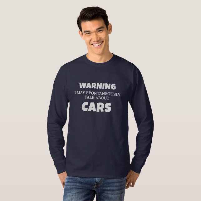 T-shirt Avis Cadeau Pour Les Amateurs De Voiture Peut Parl (Devant entier)