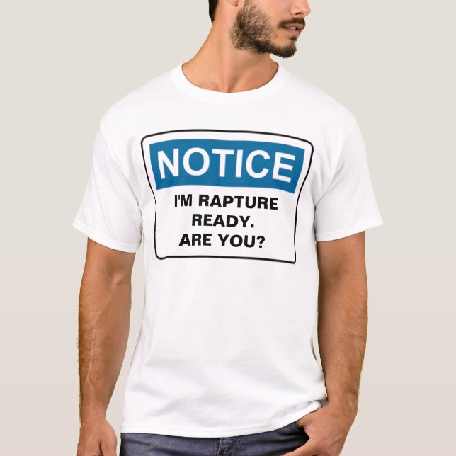 T-shirt AVIS je suis ENCHANTEMENT PRÊT. ÊTES-VOUS ? (Devant)