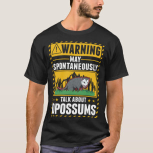 T-shirt Avis Opossum Déchets Chat Possum