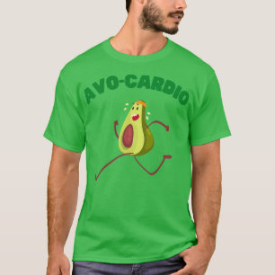 T-shirt Avo Cardio drôle de conception avocat