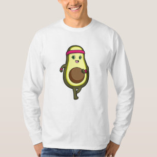 T-shirt Avocado à Jogging avec Headband