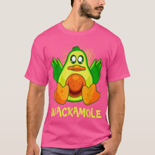 T-shirt Avocado Canard Quackamole Design animal Guacamole