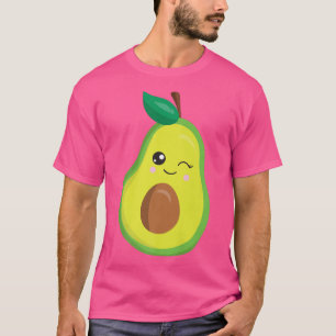 T-shirt Avocado Costume Vegan Winking mignon Avocado Girls