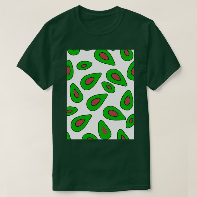 T-shirt Avocado Culture Lumineuse à la mode (Design devant)