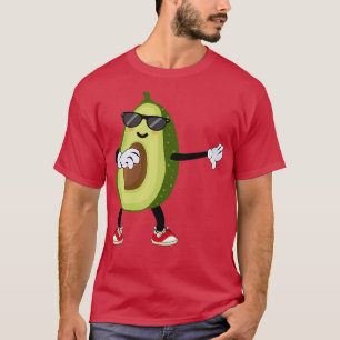 T-shirt Avocado Dabbing Dancing Lunettes de soleil Clipart