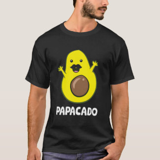T-shirt Avocado Dad Vegan Guacamole Avocado Papacado