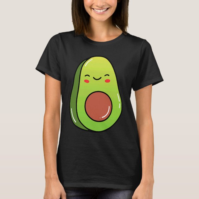 T-shirt Avocado Dancing Vegetables For Babies And Toddlers (Devant)