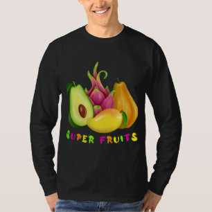 T-shirt Avocado - Dragon - Fruit - Mango - Papaya Foody