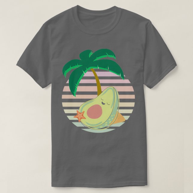 T-shirt avocado drôle j'adore avocado belle avocado sur b (Design devant)