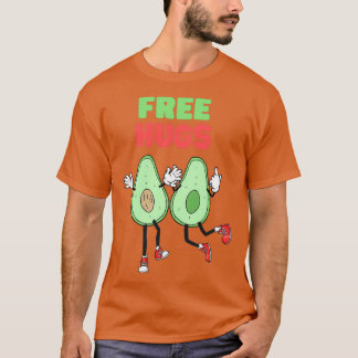 T-shirt Avocado embrasse Free Hugs