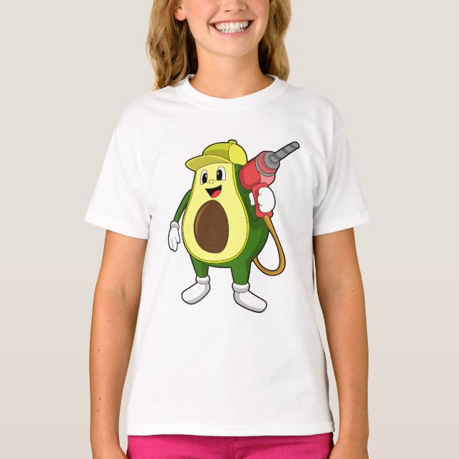 T-shirt Avocado en tant que artisan avec exercices (Devant)