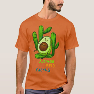 T-shirt Avocado et cactus drôles