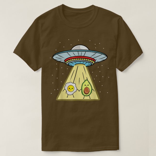 T-shirt Avocado Et Oeufs À L'Enlèvement (Design devant)