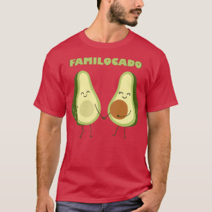 T-shirt Avocado Fam Avocado Vegan Légumes qui aiment l'Avo