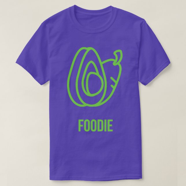 T-shirt Avocado Foodie (Design devant)