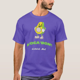 T-shirt avocado fruit avec appeler avocado fruit frétillé