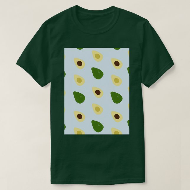 T-shirt Avocado Fruits Floraux (Design devant)
