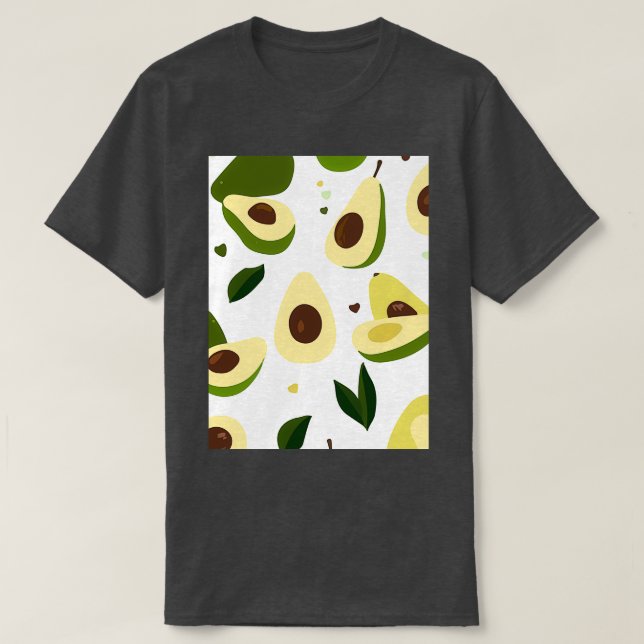 T-shirt Avocado Fruits Sweet Textile (Design devant)