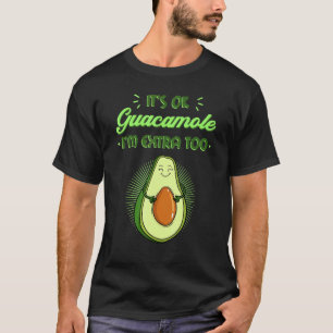 T-shirt Avocado Guacamole Mexicaine Vegan Guac Food Cinco 