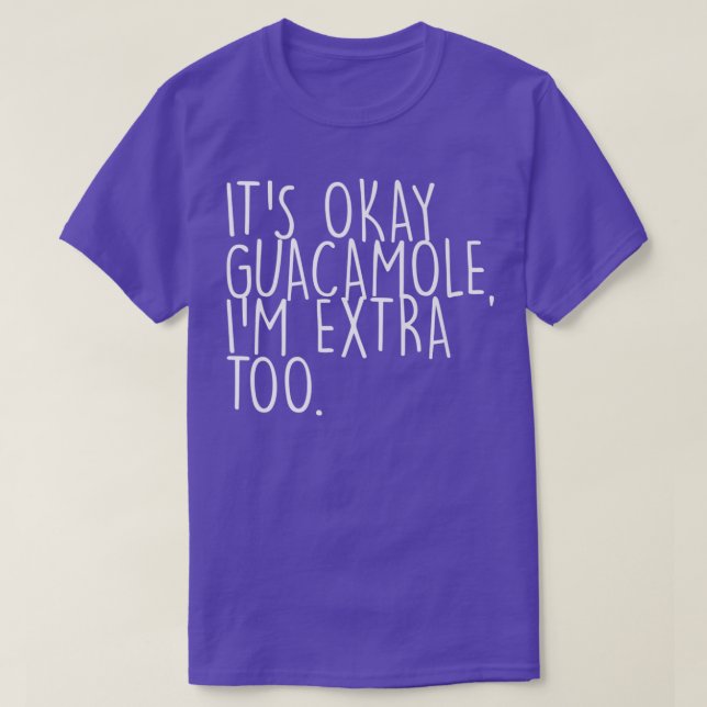 T-shirt Avocado GuacamoleSon Okey GuacamoleGuacamole (Design devant)