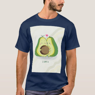 T-shirt Avocado love 21