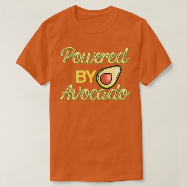 T-shirt Avocado Lover Alimentation saine (Design devant)