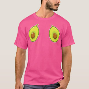 T-shirt Avocado Seins Drôle Vegan Guacamole Femmes