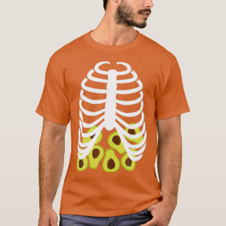 T-shirt Avocado Skeleton