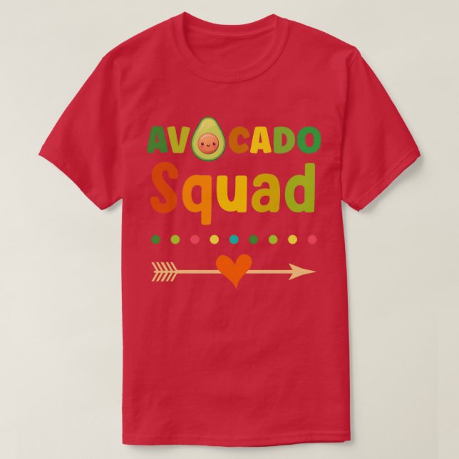 T-shirt Avocado Squad Avocado amant 2 (Design devant)