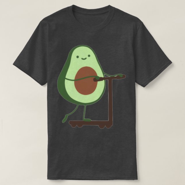 T-shirt Avocado sur scooter (Design devant)