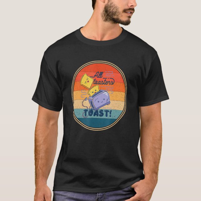T-shirt Avocado Toast Fry Slice Pain Power I Loast Toast T (Devant)