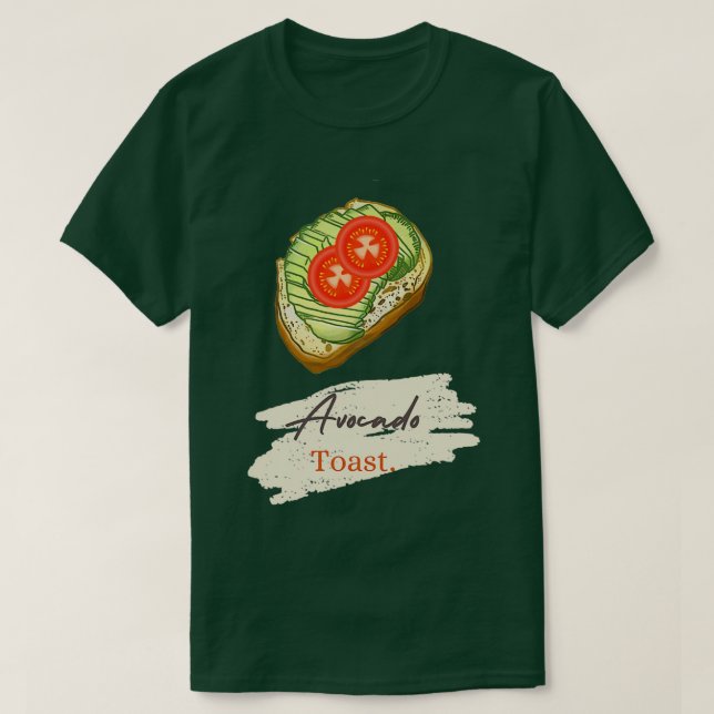T-shirt Avocado Toast Graphic (Design devant)