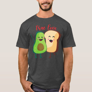 T-shirt Avocado Toast végétalien fruits santé végétarien a