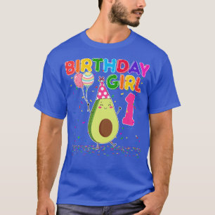 T-shirt Avocados 1st Birthday Girl 1 Years Old Avocados Th