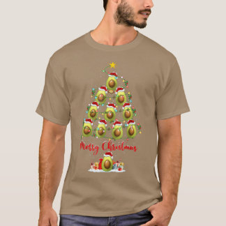 T-shirt Avocados Fruit Lover Matching Père Noël Avocado Ch