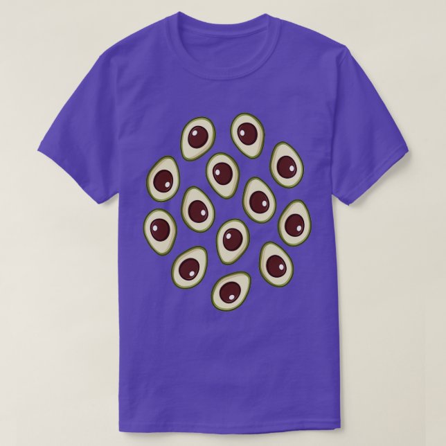 T-shirt Avocados noir (Design devant)