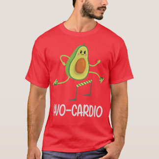 T-shirt Avocardio Funny Guacamole Avocado Workout Vegan No
