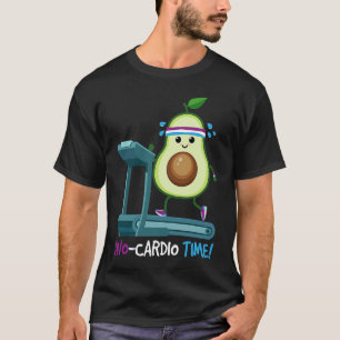 T-shirt Avocardio Time ! Avocado Cardio Jogging Vegan Fitn