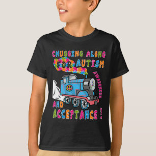 T-shirt Avocat Acceptation Train Puzzle Cool Autisme Aware