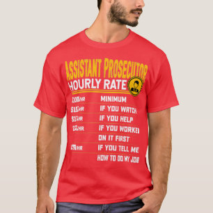 T-shirt Avocat adjoint du Procureur Horaire