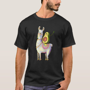 T-shirt Avocat drôle chevauchant un lama alpacca animal