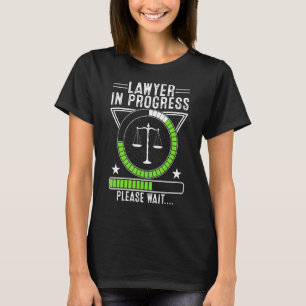 T-shirt Avocat en cours Formation d'étudiant en droit La