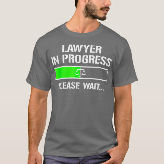 T-shirt Avocat En Cours Funny Law School Tee