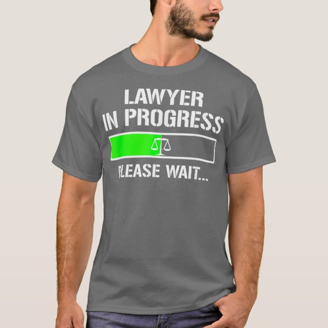 T-shirt Avocat En Cours Funny Law School Tee (Devant)