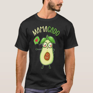 T-shirt Avocat Guacamolé Végétalien Avocat Mamacado