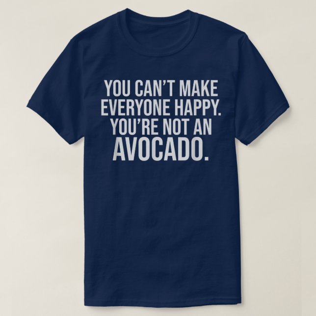 T-shirt avocat heureux (Design devant)